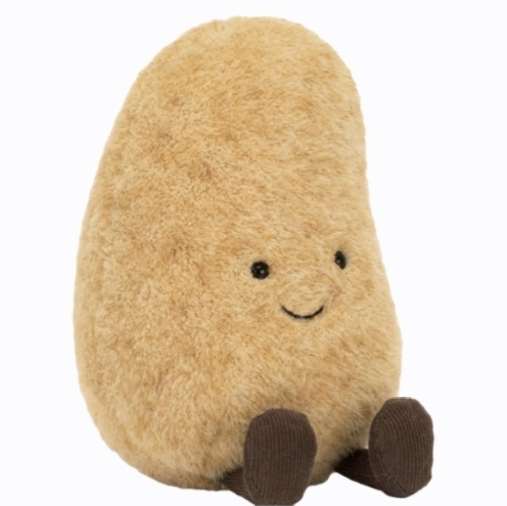 Jellycat Amuseable Potato 🥔 Soft & Plush 7.5x4x3.5" BNWT Authentic